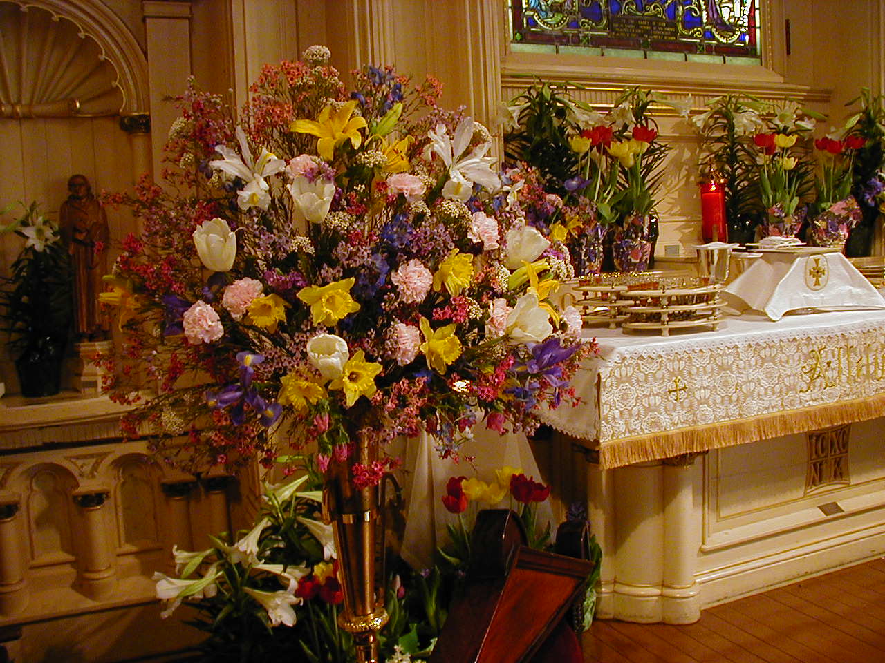 wedding flower displays